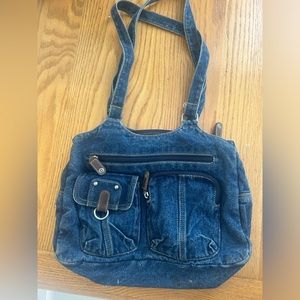 denim purse